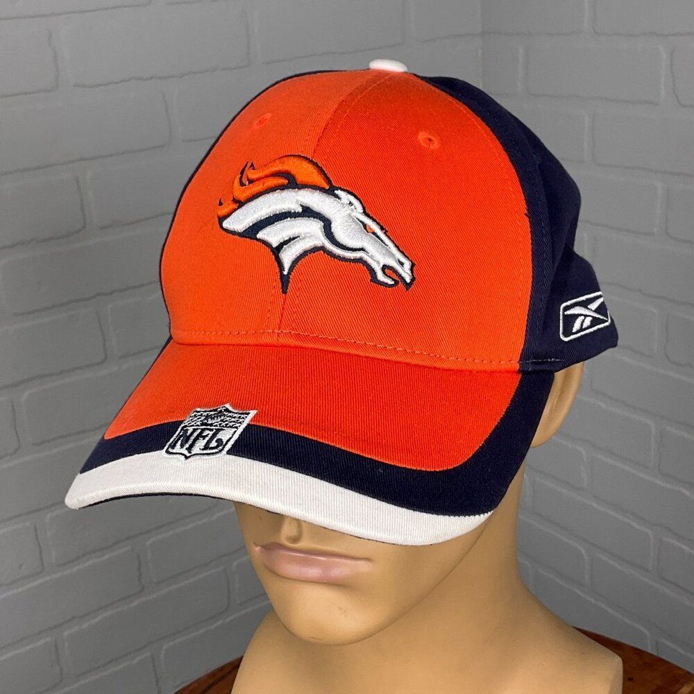 RBK Baseball Hat‎ Denver Brocos NFL Adjustable Embroidered Logo Cotton Cap